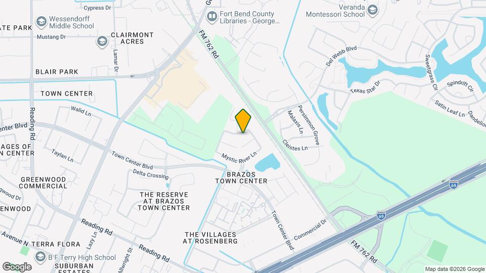 1215 Watercrest Park Ln Map and Location Details