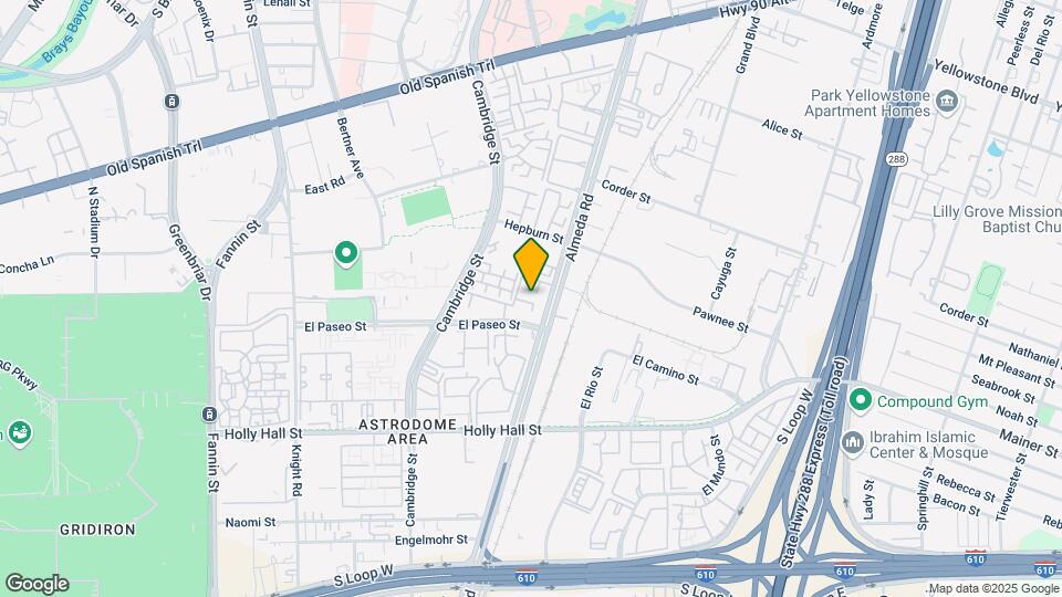 2121 El Paseo St Mapa y Detalles de la Ubicación