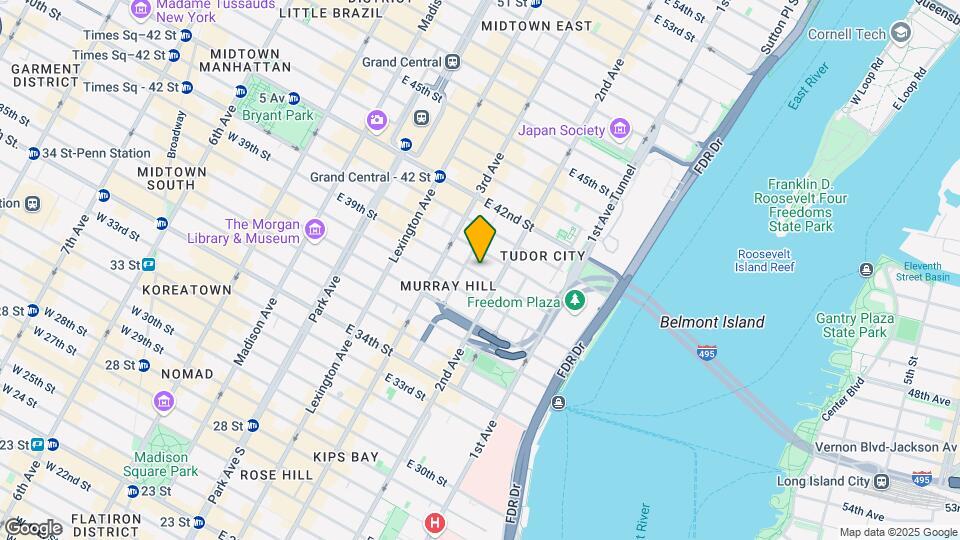 239 E 39th St Map and Location Details