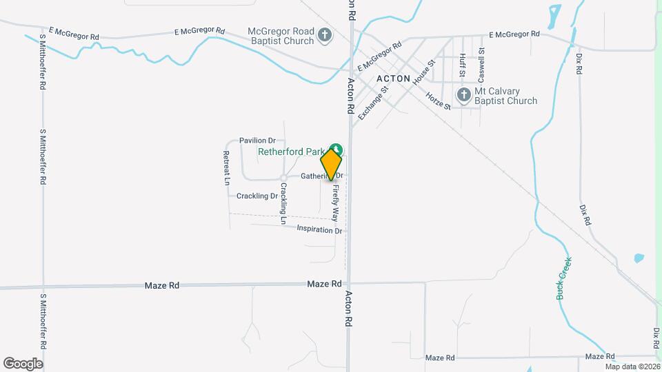 8146 Firefly Way Mapa y Detalles de la Ubicación