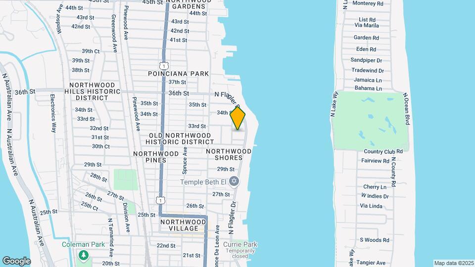 214 33rd St Map and Location Details