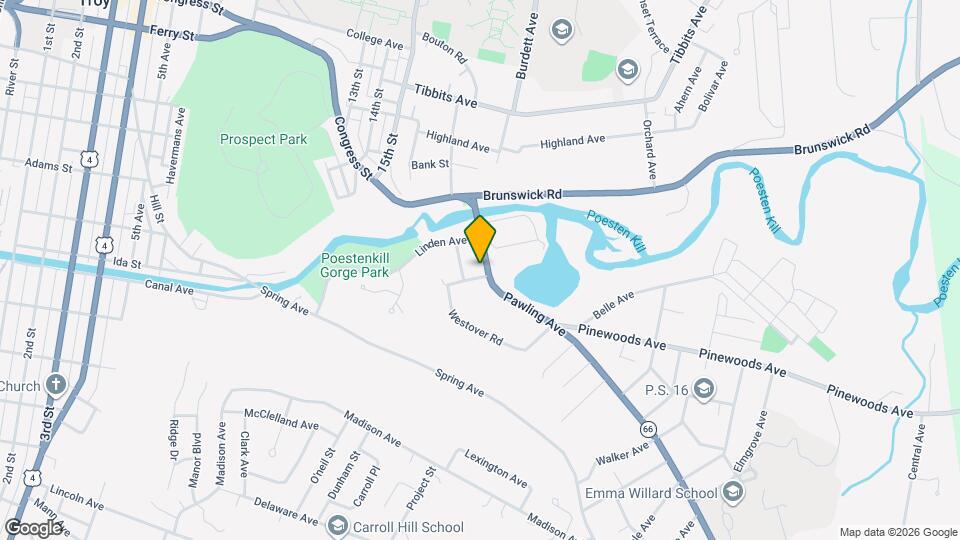 36 Pawling Ave, Unit 101 Map and Location Details