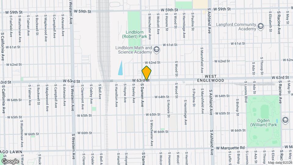 1943 W 63rd St Mapa y Detalles de la Ubicación