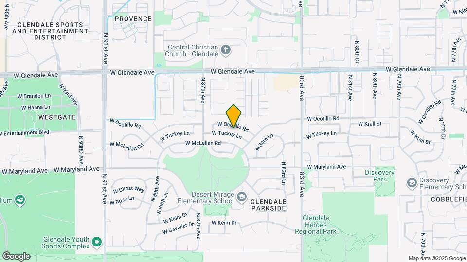 8534 W Tuckey Ln Map and Location Details