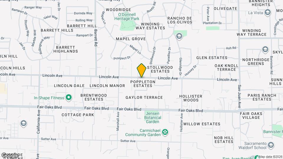 6826 Lincoln Ave Map and Location Details