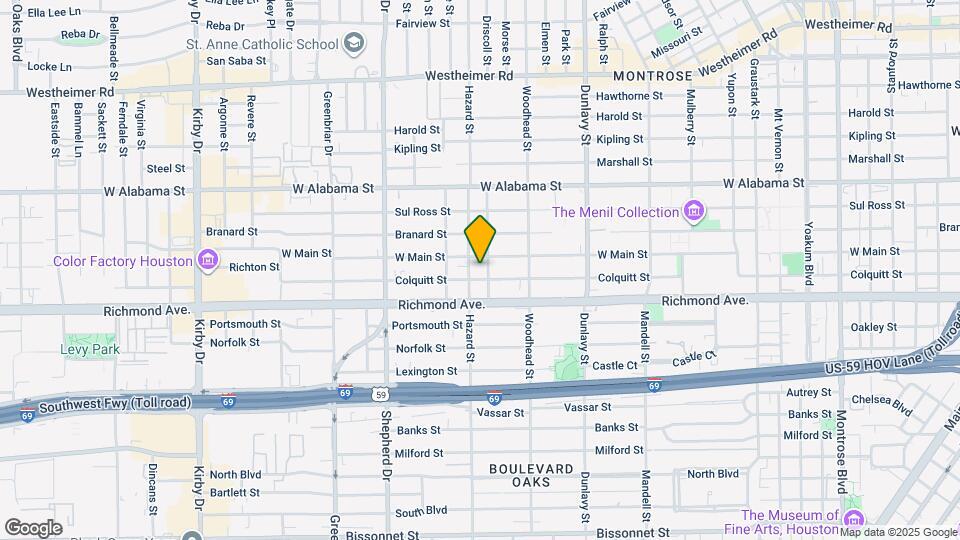 1844 Colquitt St Map and Location Details