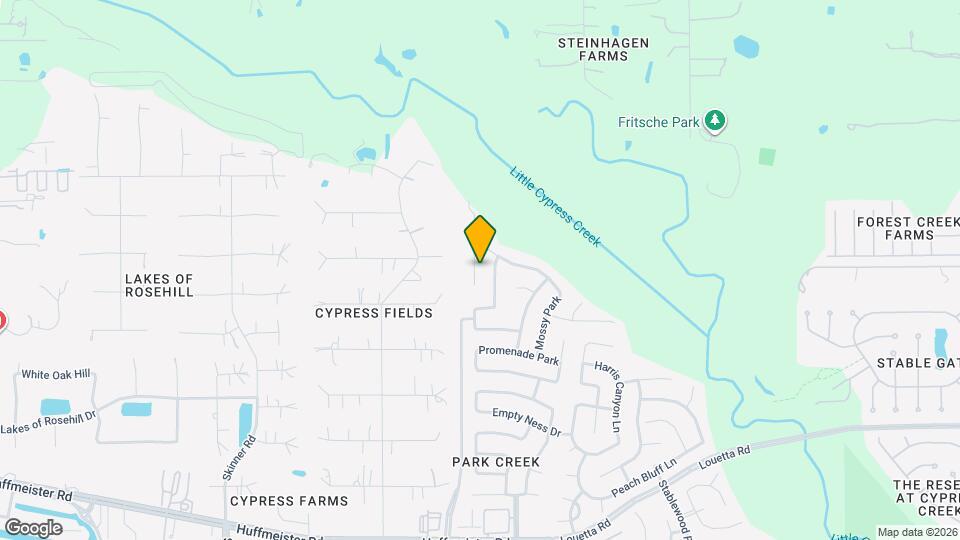 15702 Whisper Woods Dr Map and Location Details