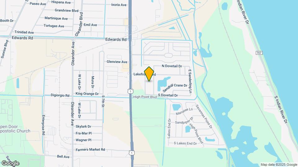 1734 W Sanderling Ln Map and Location Details