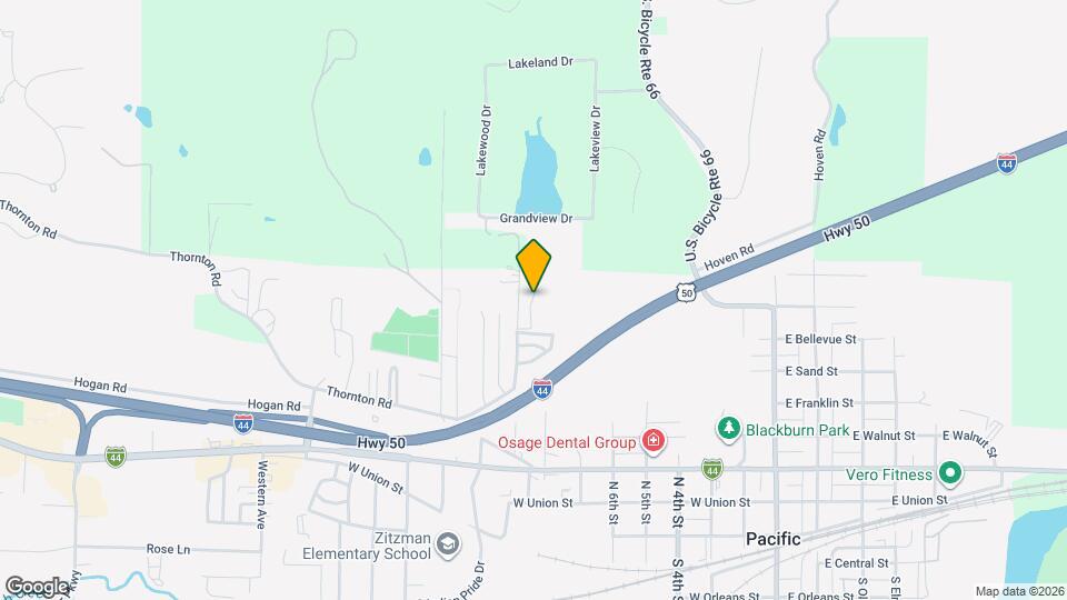 624 Palisades Dr, Unit 624 Map and Location Details