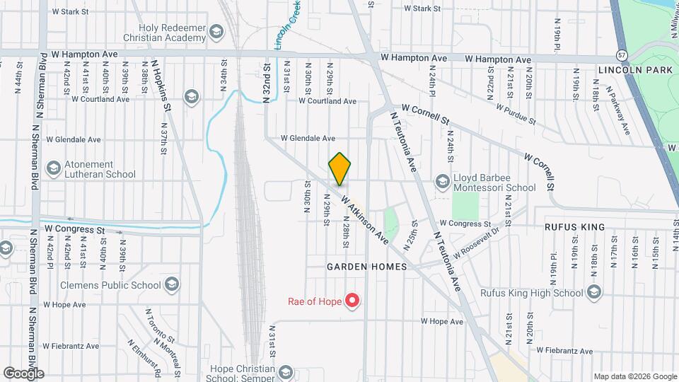 2822 W Atkinson Ave, Unit Apartment Map and Location Details
