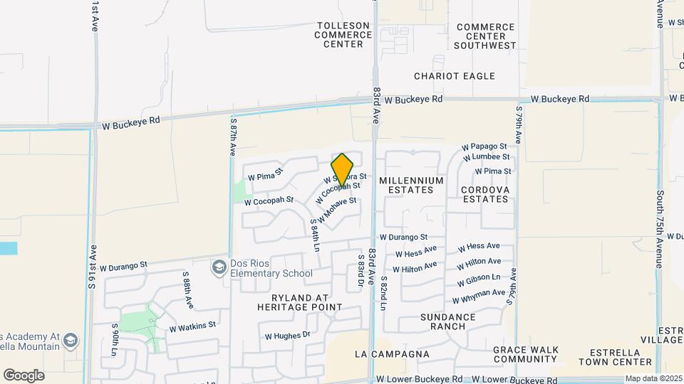 8329 W Cocopah St Map and Location Details