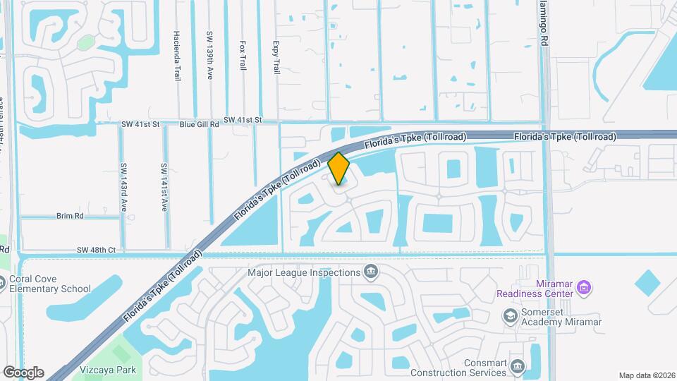 13209 SW 44th St Map and Location Details