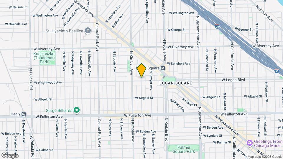 2605 N Spaulding Ave Map and Location Details