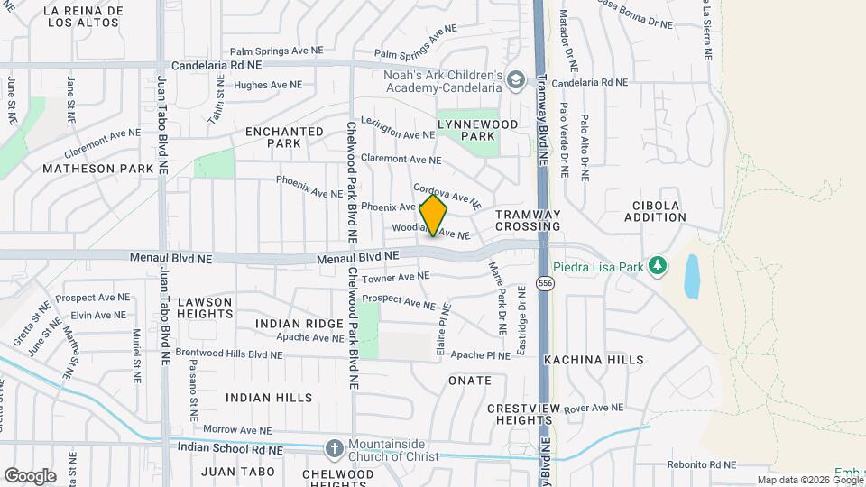 12209 Menaul Blvd NE Map and Location Details