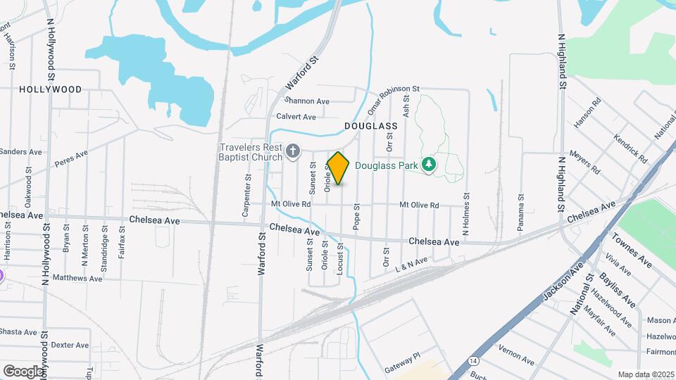 1591 Locust St Map and Location Details