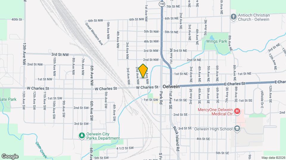 110 1st St NW Map and Location Details