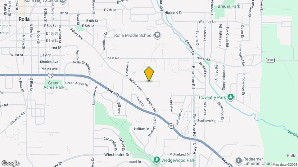 1128 Leonard Ave Map and Location Details