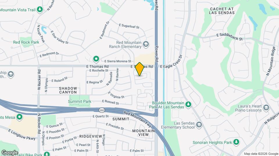 6660 E Roland St Map and Location Details