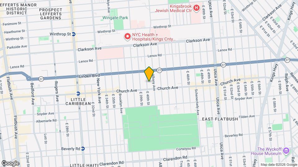 157 E 40th St, Unit Apt 2 Map and Location Details