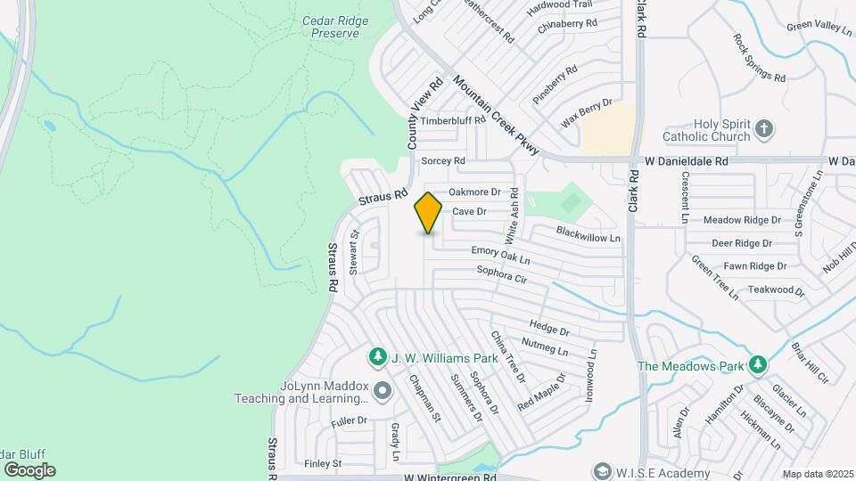 7438 Emory Oak Ln Map and Location Details