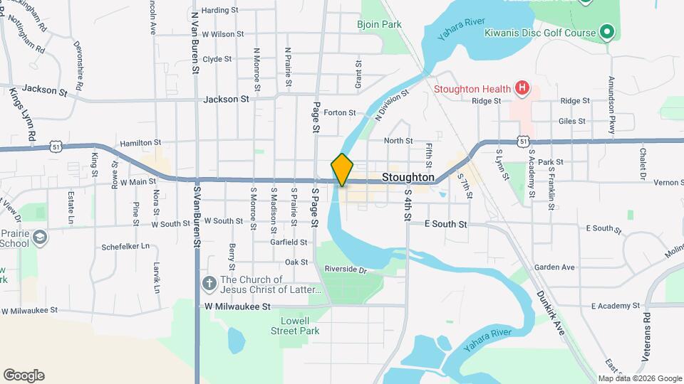 318 S Water St, Unit UPPER Map and Location Details