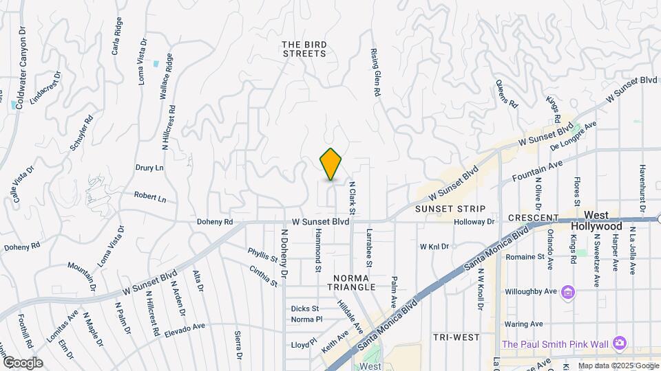 1237 Hilldale Ave Map and Location Details