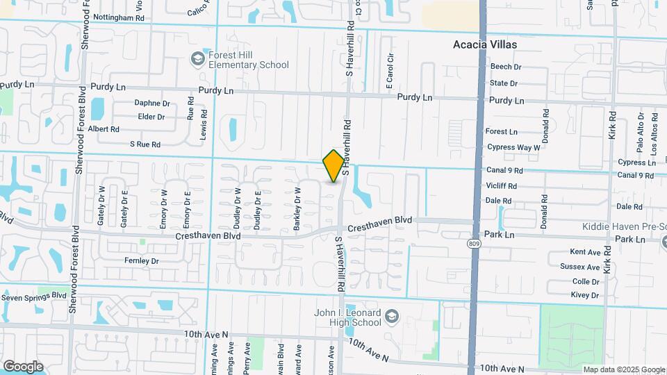 2590 Barkley Dr E Map and Location Details