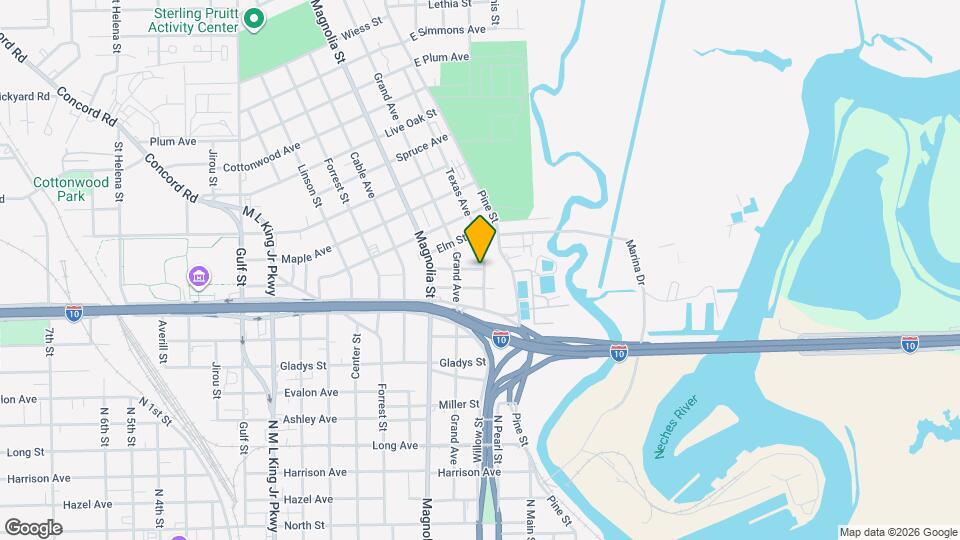 820 Peach Ave Map and Location Details