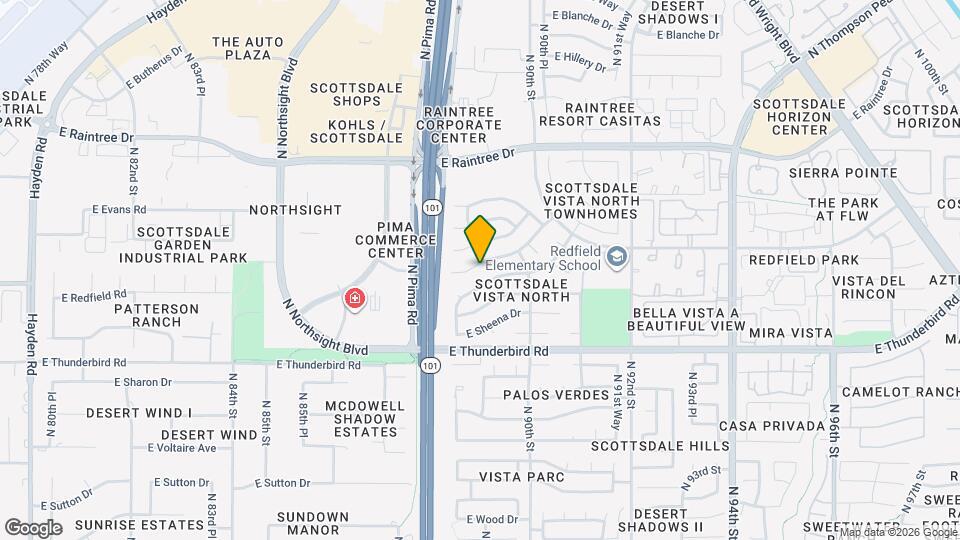 8889 E Meadow Hill Dr Map and Location Details