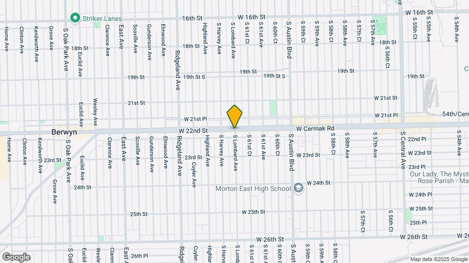 2202 Lombard Ave Map and Location Details