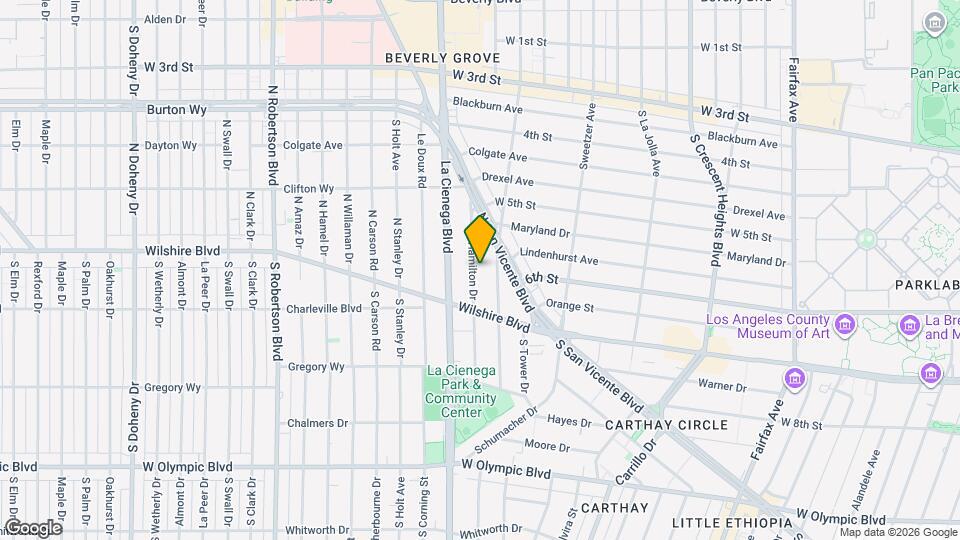 126 N Hamilton Dr Map and Location Details