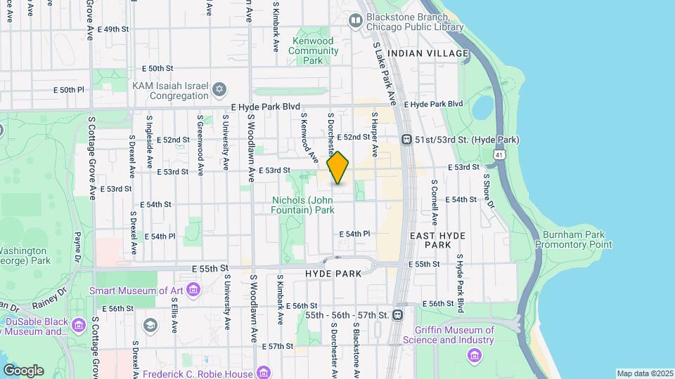 5331 S Dorchester Ave, Unit 2 Mapa y Detalles de la Ubicación