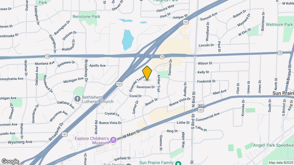 1130 Severson Dr Map and Location Details