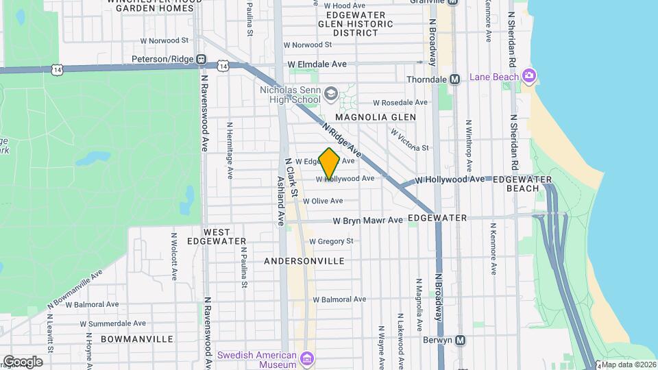 1449 W Hollywood Ave, Unit 2 Map and Location Details