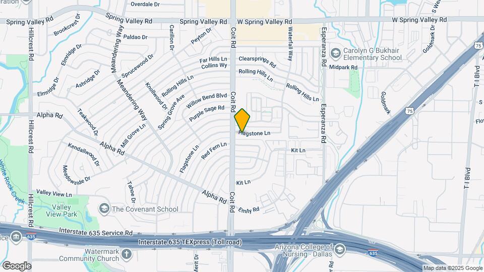 13616 Flagstone Ln Map and Location Details