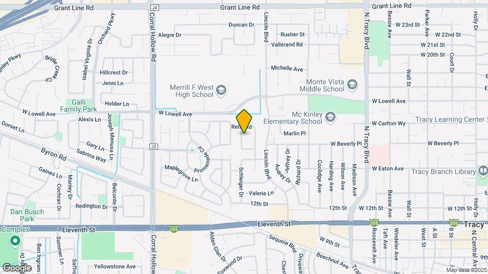 1550 Griffith Pl Map and Location Details
