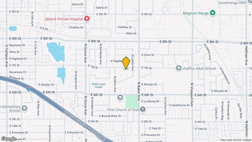 1647 N Lake Ave Map and Location Details