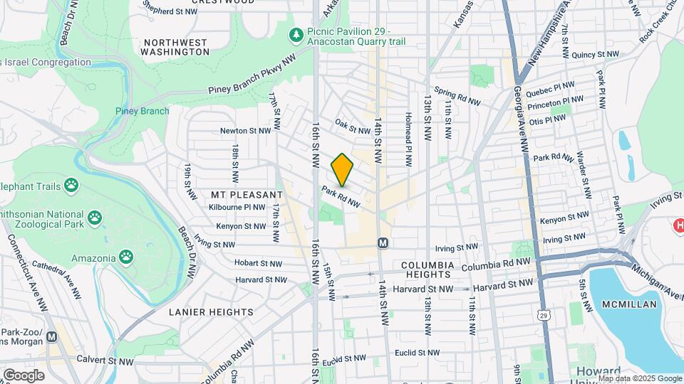 1473 Park Rd NW Map and Location Details