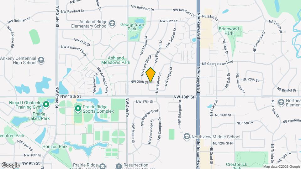 1913 NW Pleasant St Map and Location Details