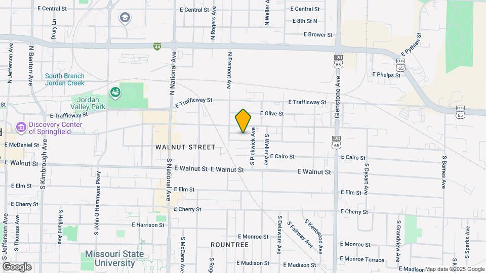 1431 E McDaniel St Map and Location Details