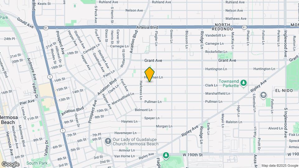 1813 Clark Ln Map and Location Details