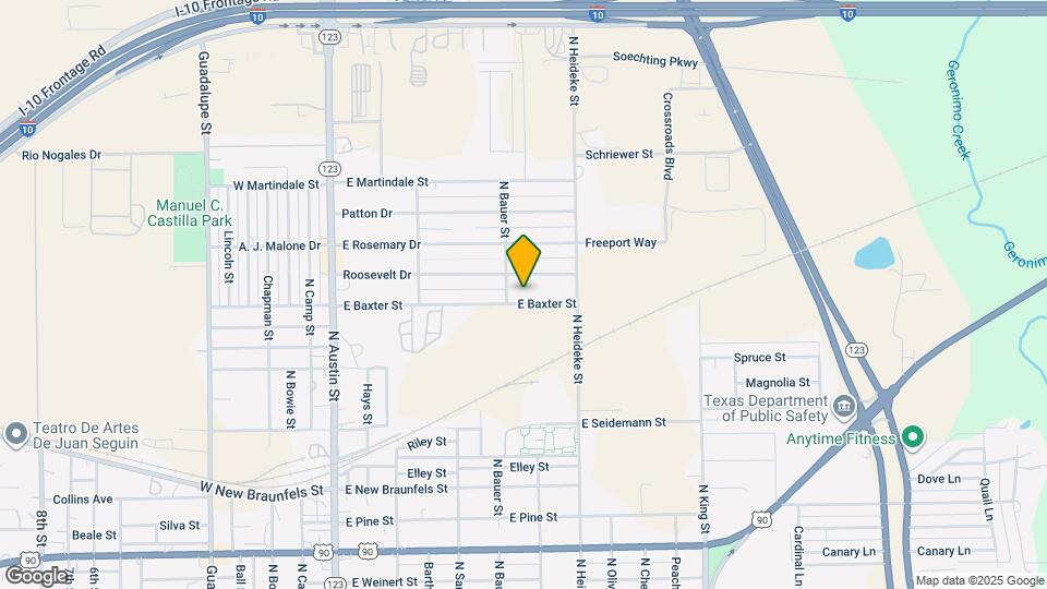 710 E Baxter St Map and Location Details