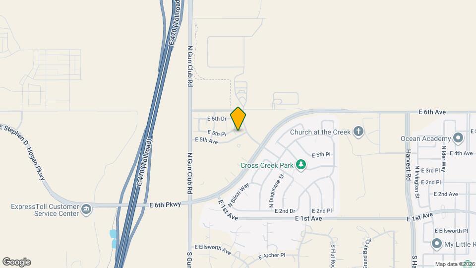 23626 E 5th Pl Map and Location Details