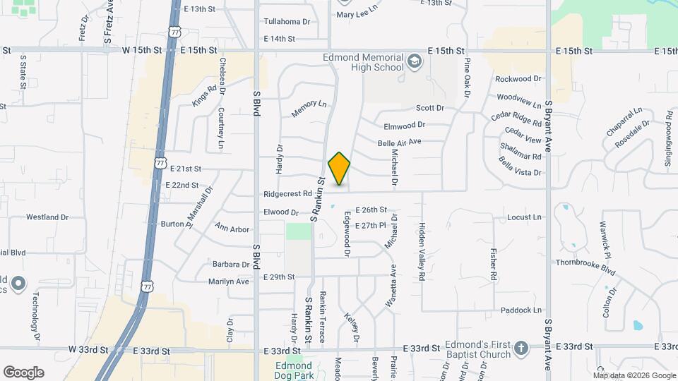 525 Ridgecrest Rd Map and Location Details