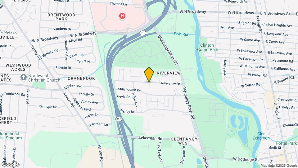 651 Riverview Dr Map and Location Details