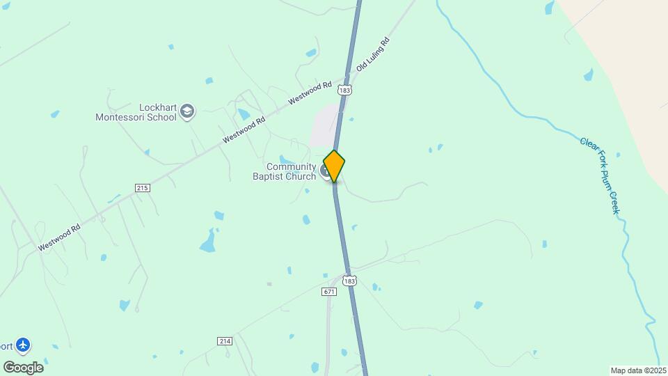 8102 N U.S. Hwy 183 Map and Location Details