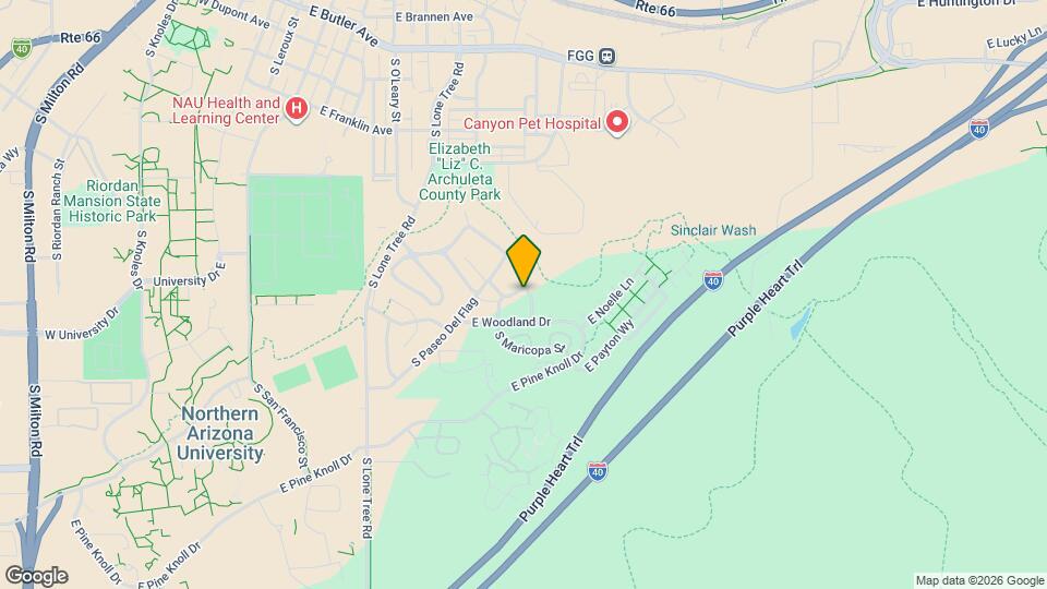 13 S Trail of the Wds Map and Location Details