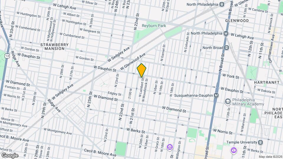 2250 N Lambert St Map and Location Details