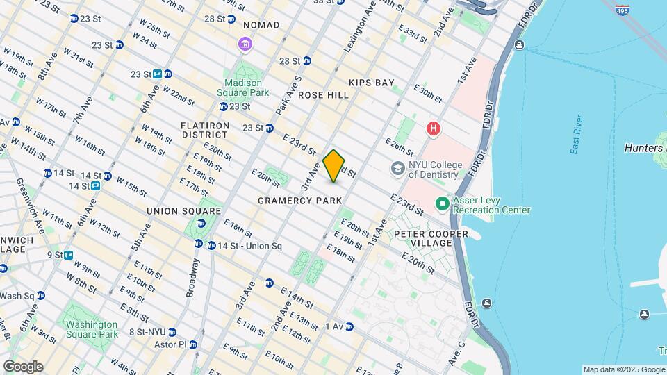 228 E 22nd St Mapa y Detalles de la Ubicación
