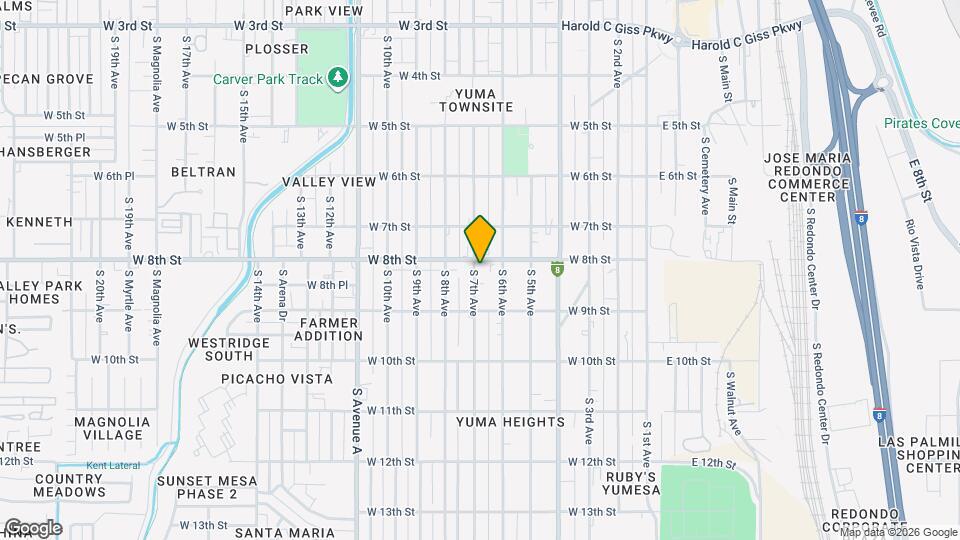 805 S 7th Ave Map and Location Details